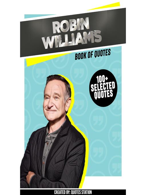 Title details for Robin Williams by Quotes Station - Wait list